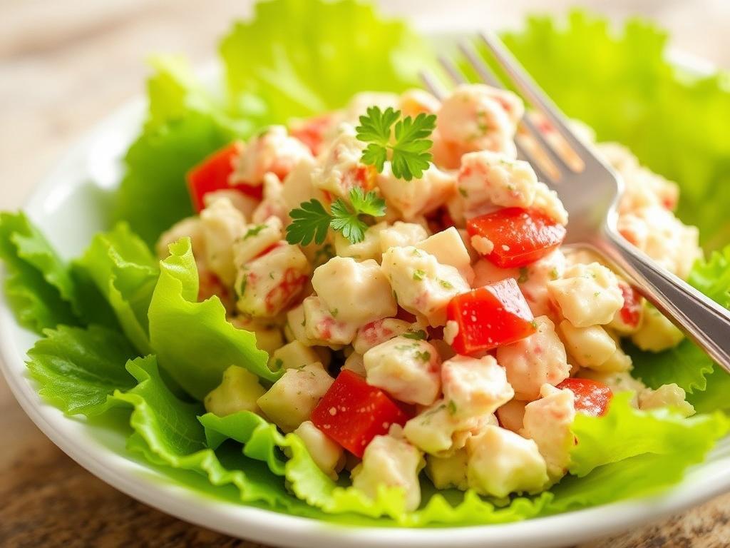 Крабовый салат: хруст, нежность и несколько кухонных хитростей