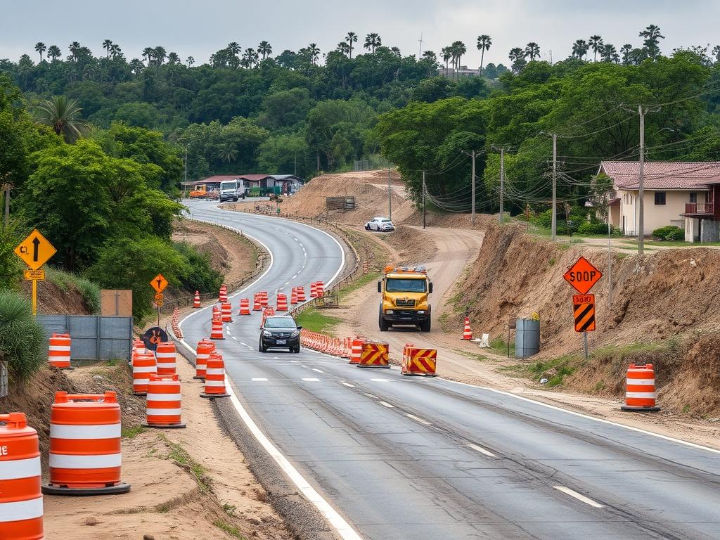 Road constructionфото